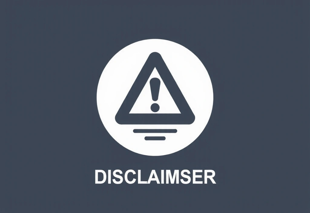 Haftungsausschluss-Symbol: Warnschild